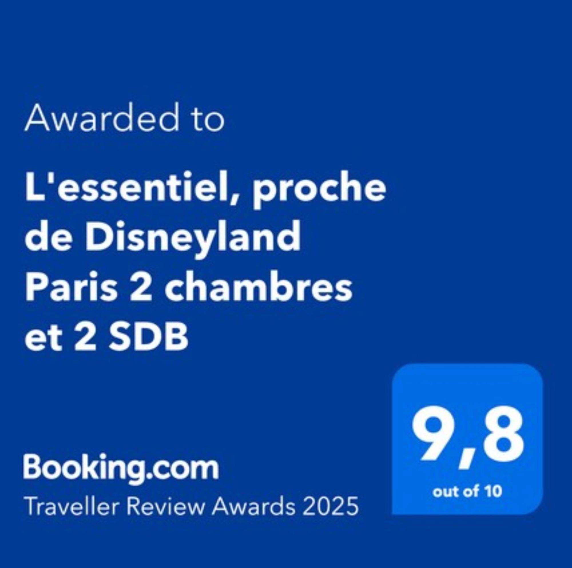 L'Essentiel, Proche De Disneyland Paris 2 Chambres Et 2 Sdb شيسي المظهر الخارجي الصورة